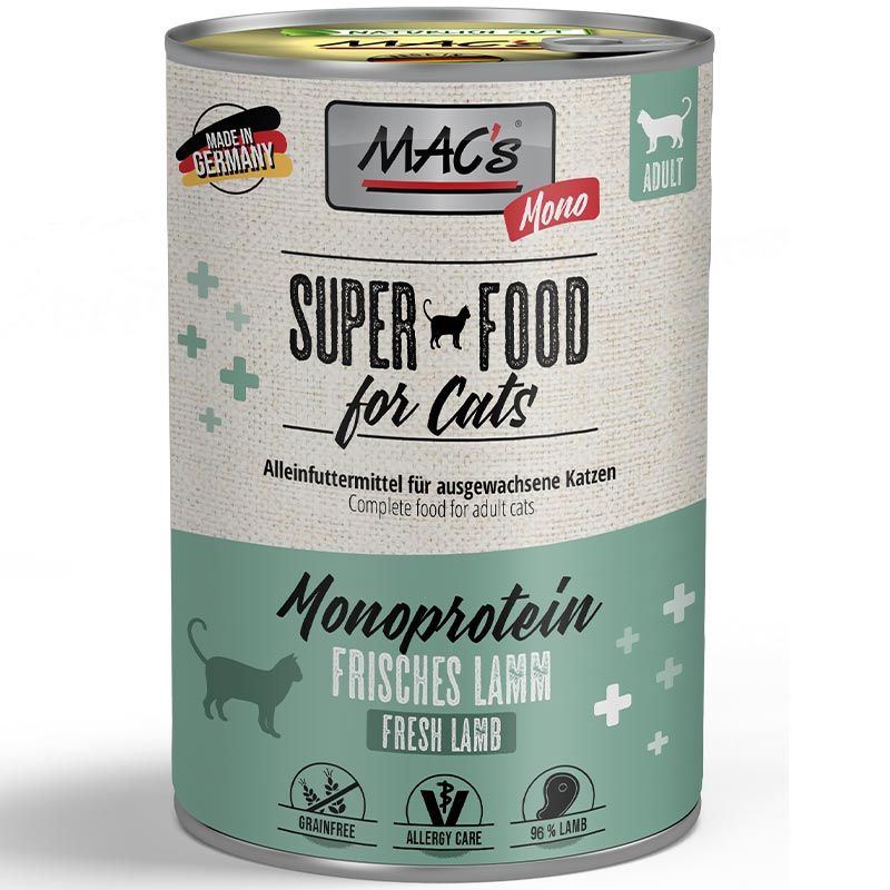 Macs Cat Dose Mono Sensitive Lamm 400g