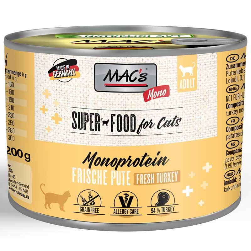 Macs Cat Dose Mono Sensitive Pute 200g