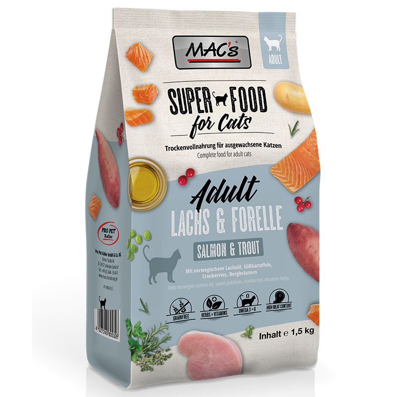 Macs Cat Adult Lachs + Forelle 1,5kg