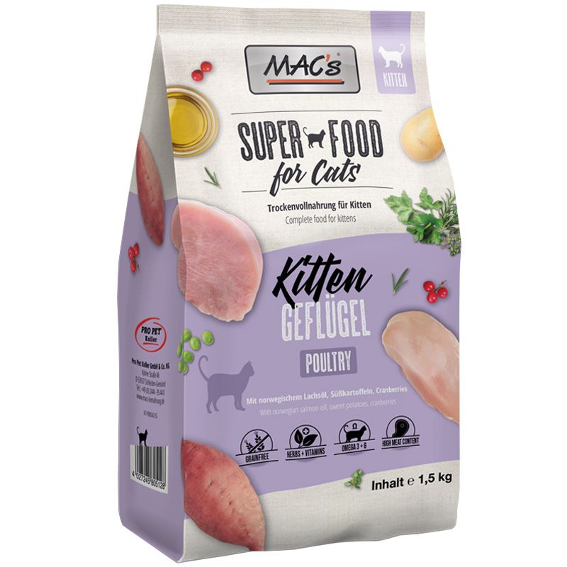 Macs Cat Kitten Geflügel 1.5 kg