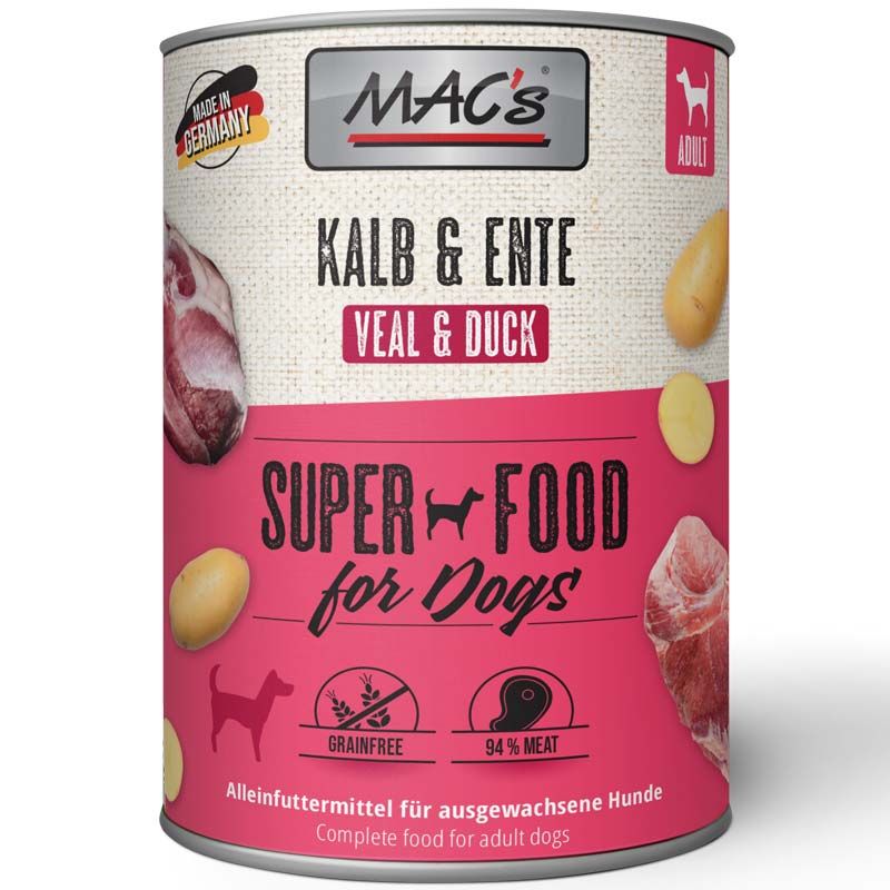 Macs Dog Kalb und Ente 800g