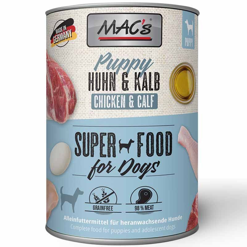 Macs Dog Puppy Huhn und Kalb 400g