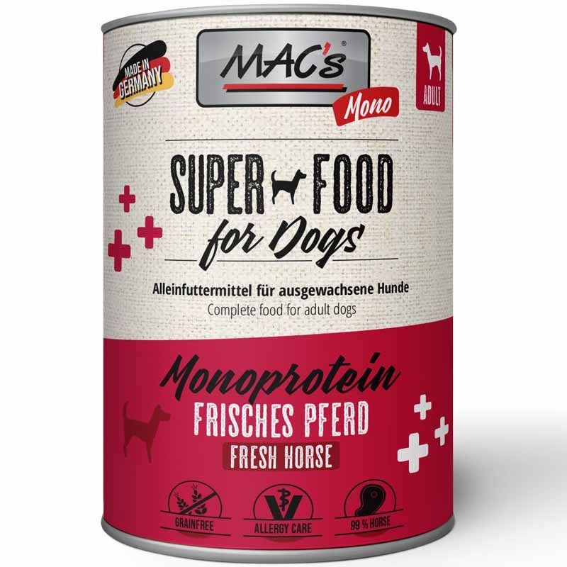 Macs Dog Mono Sensitive Pferd Pur 400g