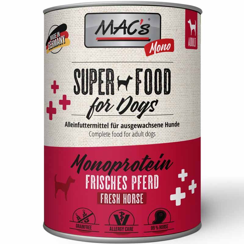 Macs Dog Mono Sensitive Pferd Pur 800g
