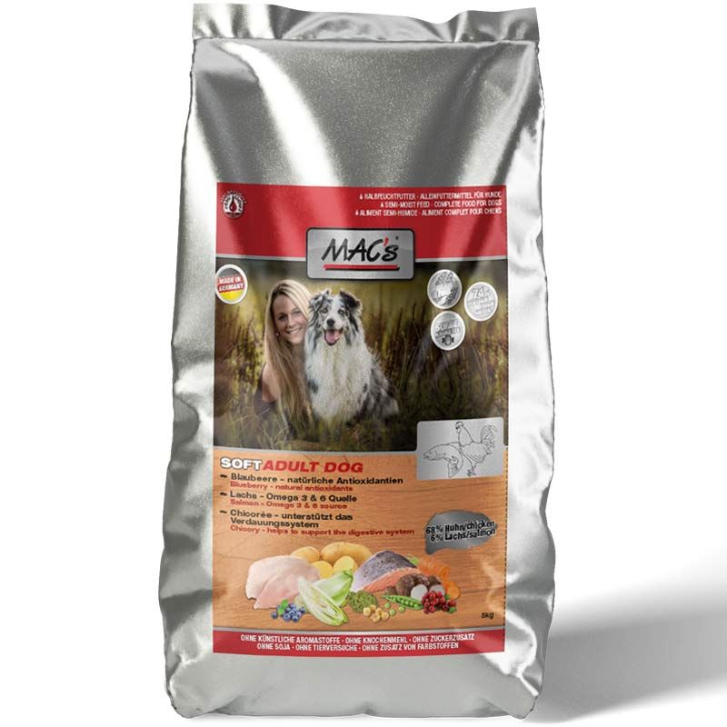 Macs SOFT Getreidefrei Huhn und Lachs 5 kg