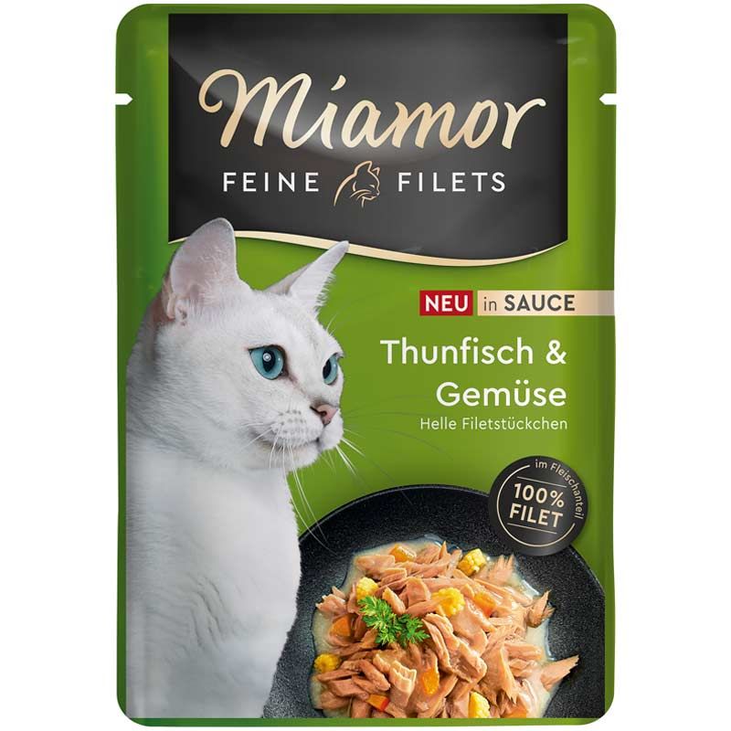 Miamor Feine Filets PB Thunfisch + Gemüse in Sauce 100g