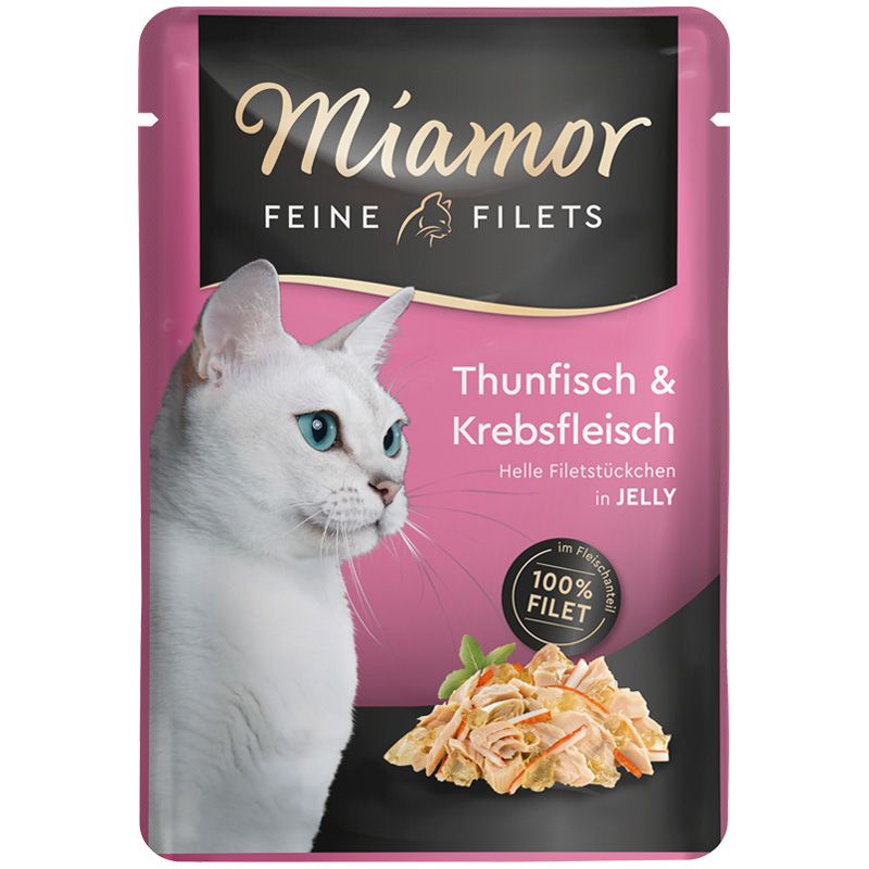 Miamor Feine Filets PB Thunfisch + Krebsfleisch 100g
