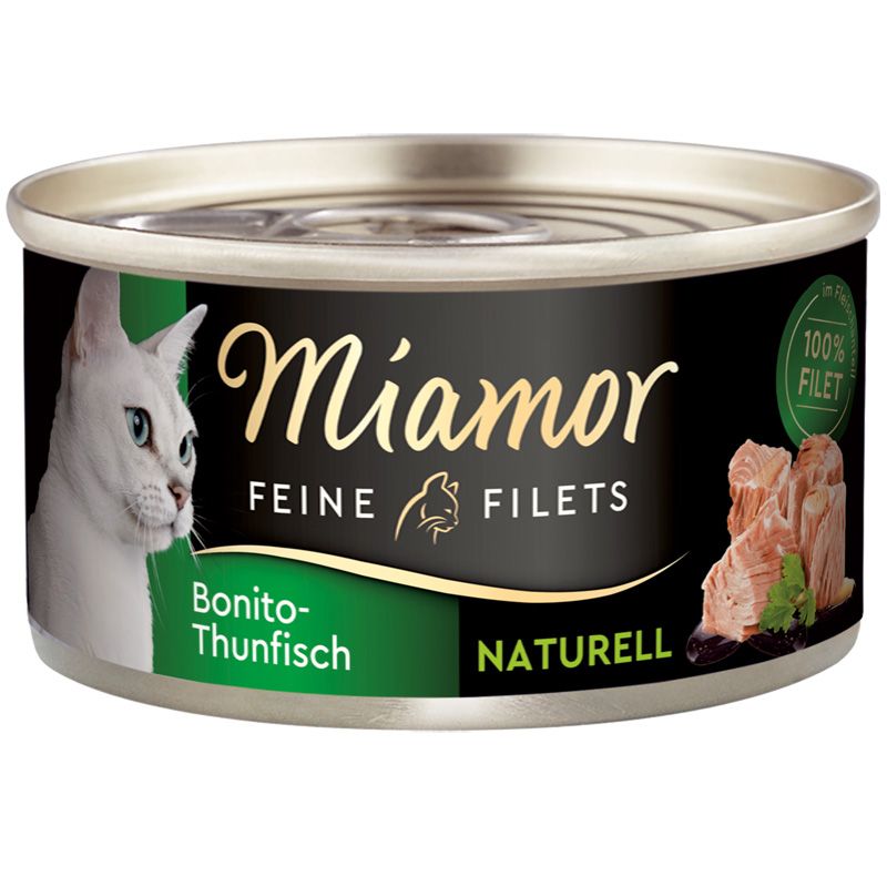 Miamor Feine Filets Naturelle Bonito-Thunfisch 80g