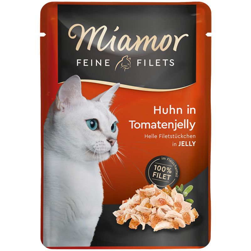 Miamor Feine Filets PB Huhn + Tomate in Jelly 100g