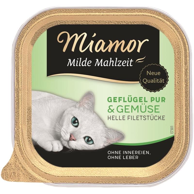 Miamor Milde Mahlzeit Geflügel und Gemüse 100g