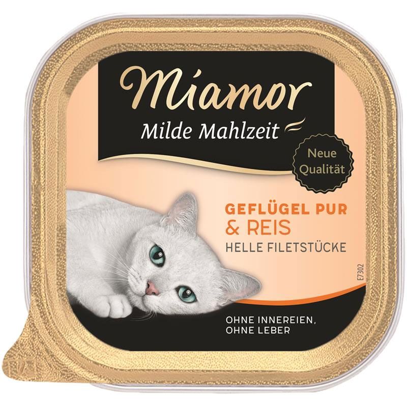 Miamor Milde Mahlzeit Geflügel und Reis 100g
