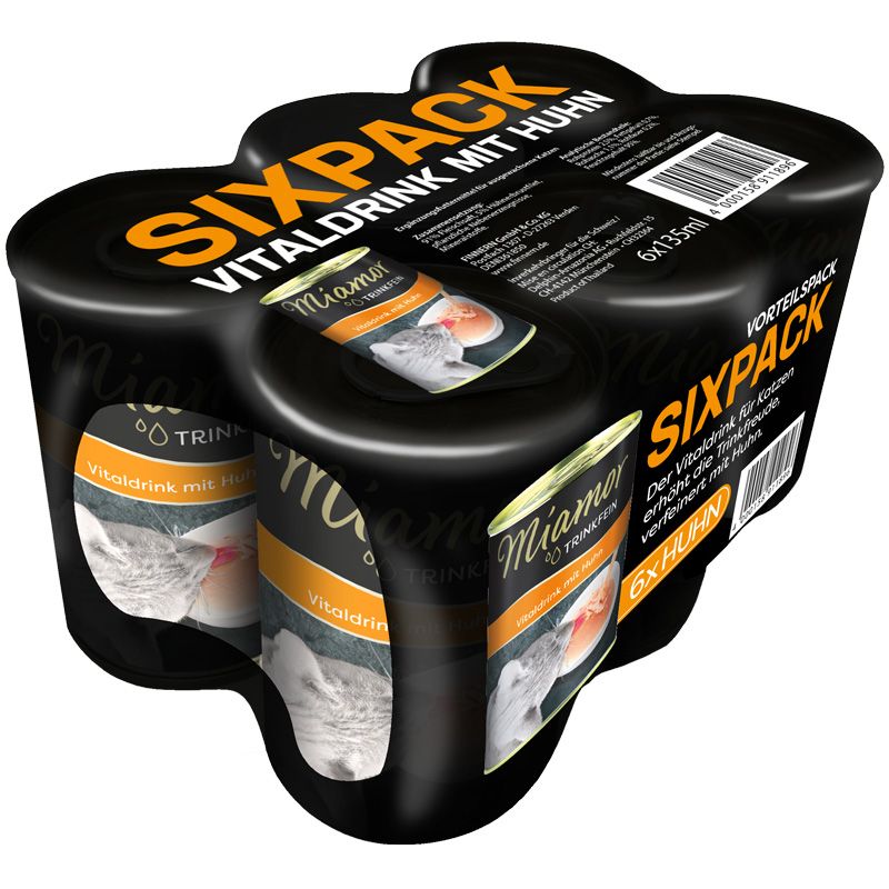 Miamor Trinkfein Vitaldrink mit Huhn Sixpack 6x135ml