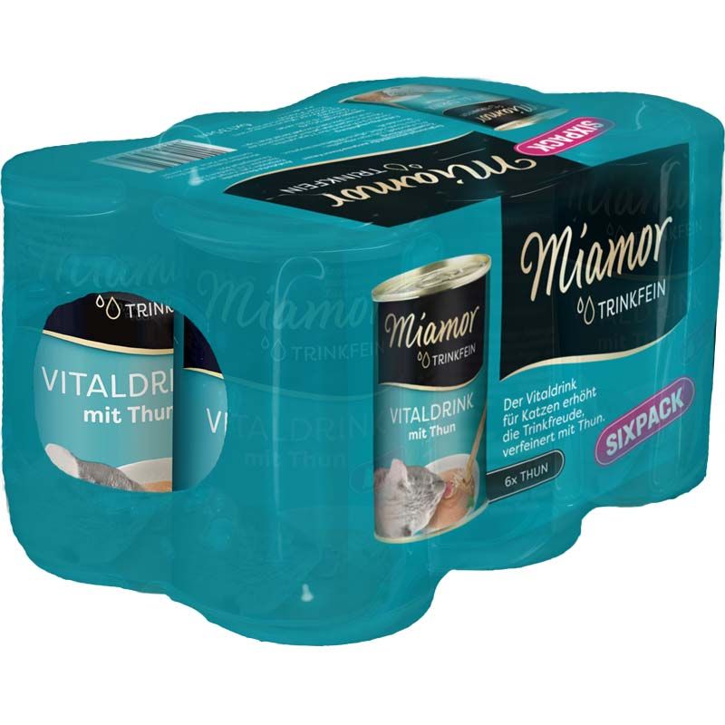 Miamor Trinkfein Vitaldrink mit Thunfisch Sixpack 6x135ml
