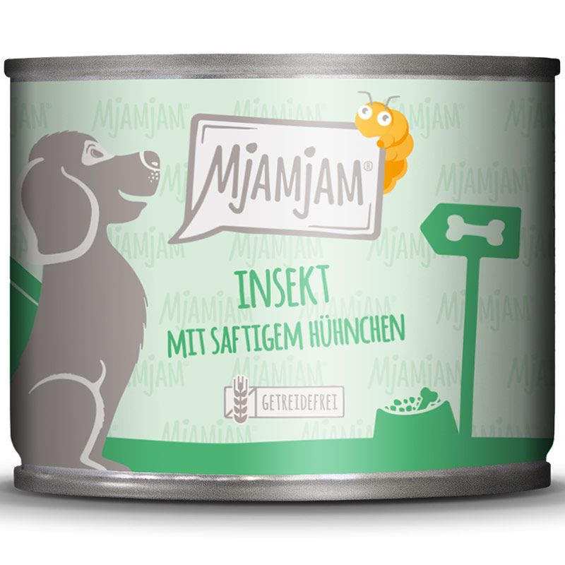 MjAMjAM Dog Dose Insekt mit Hühnchen 200g