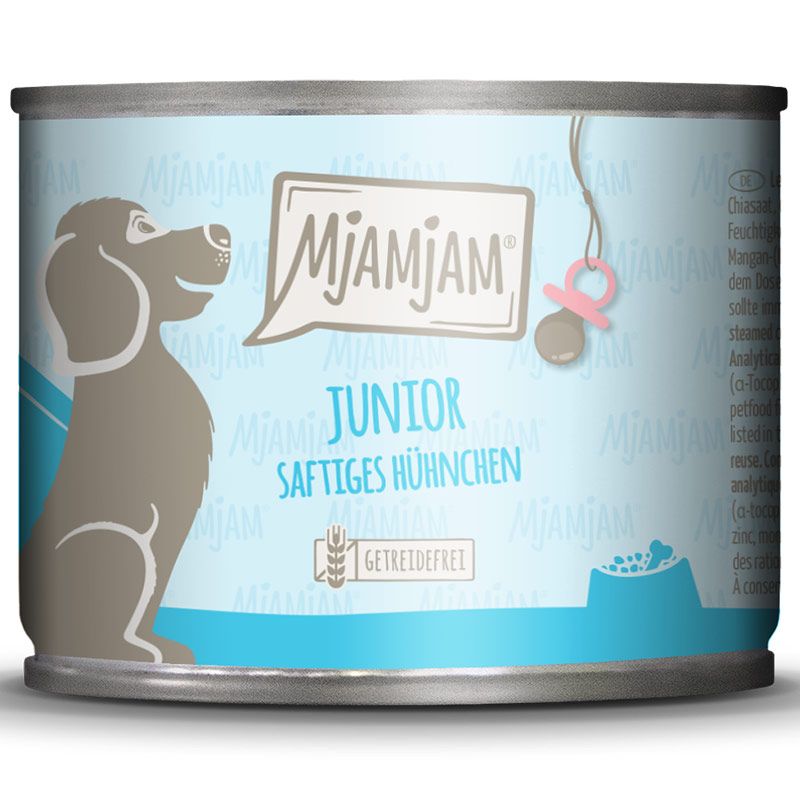 MjAMjAM Dog Dose Junior - Hühnchen mit Ei 200g