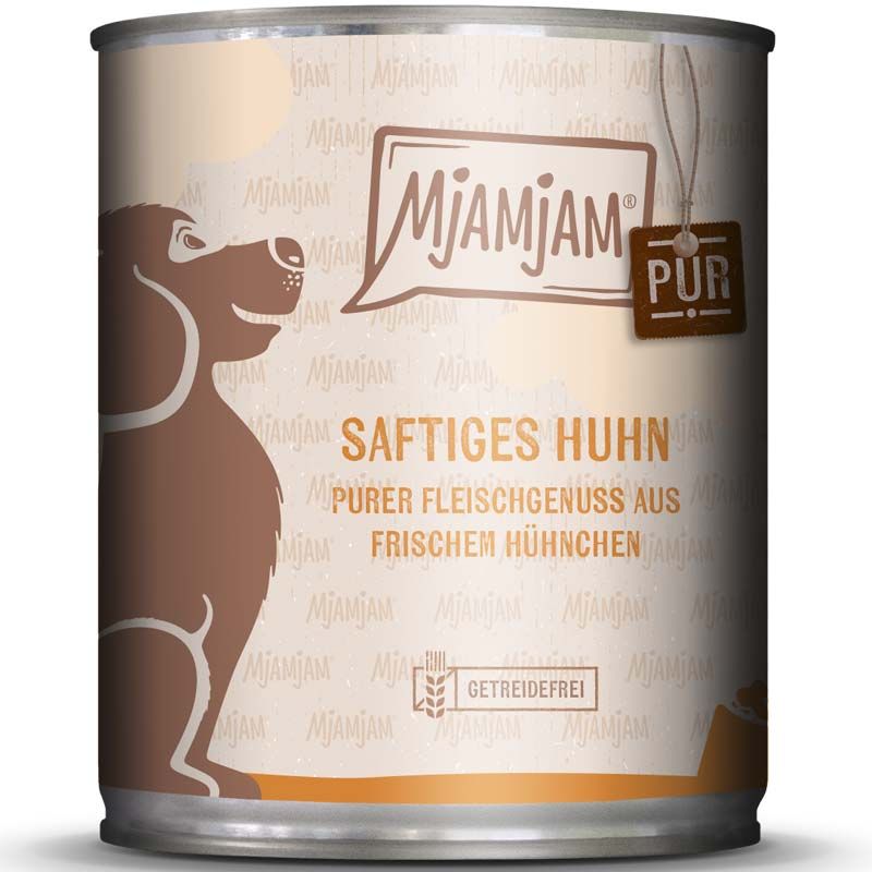 MjAMjAM Dog Dose - purer Fleischgenuss - Huhn pur 800g