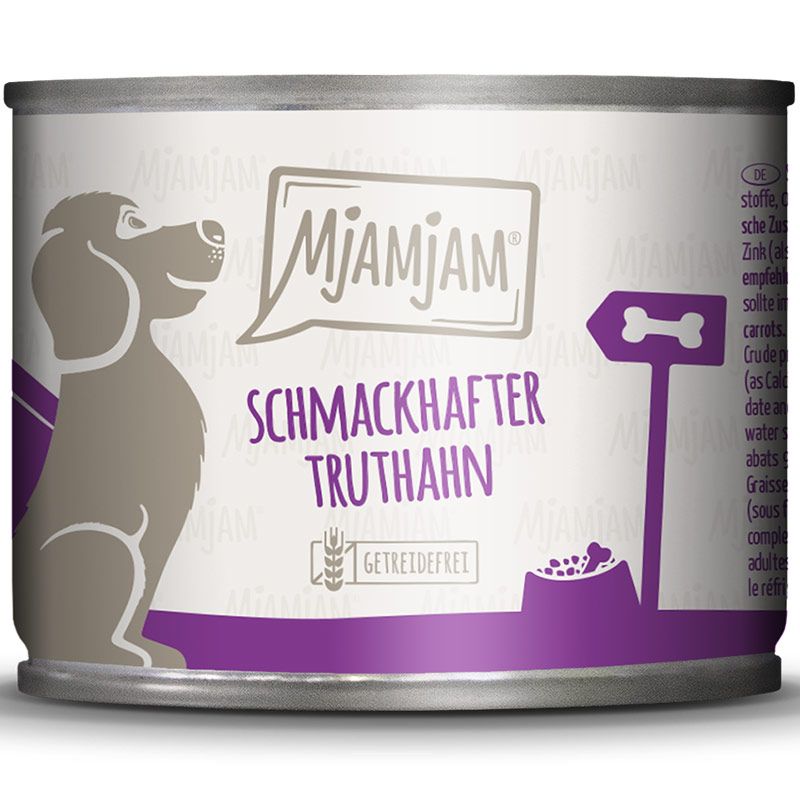 MjAMjAM Dog Dose Truthahn mit Möhrchen 200g