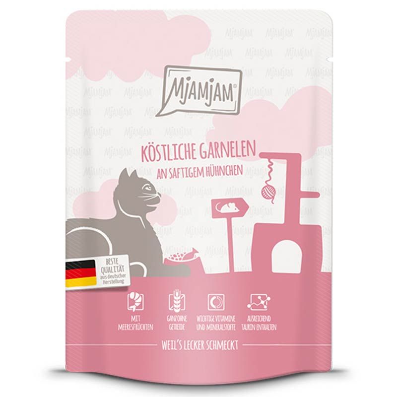MjAMjAM Quetschie Garnelen + Hühnchen 300g