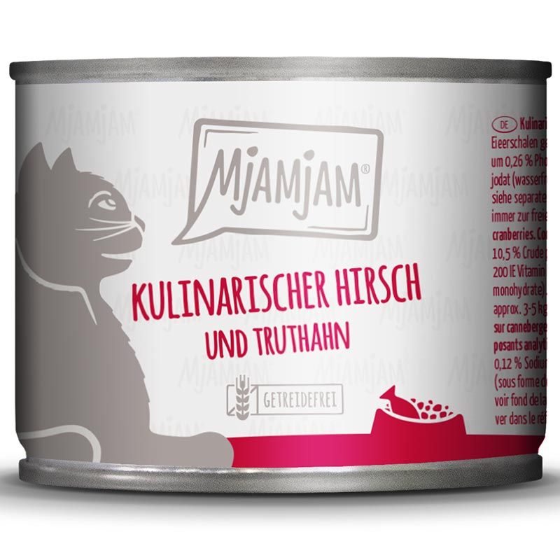 MjAMjAM Dose Hirsch + Truthahn + Cranberries 200g