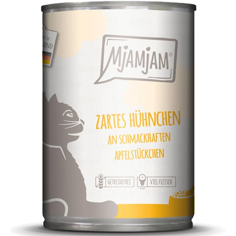 MjAMjAM Dose Hühnchen an schmackhaften Apfelstückchen 400g