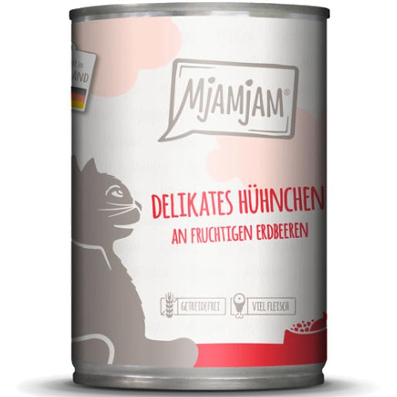 MjAMjAM Dose delikates Hühnchen an fruchtigen Erdbeeren 400g