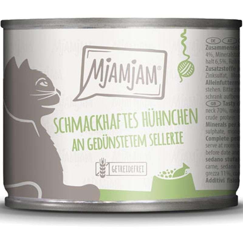 MjAMjAM Dose Hühnchen an gedünstetem Sellerie 200g
