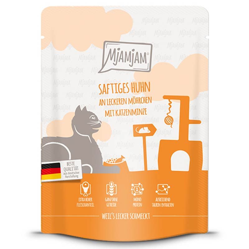 MjAMjAM Quetschie Hühnchen + Möhrchen 300g