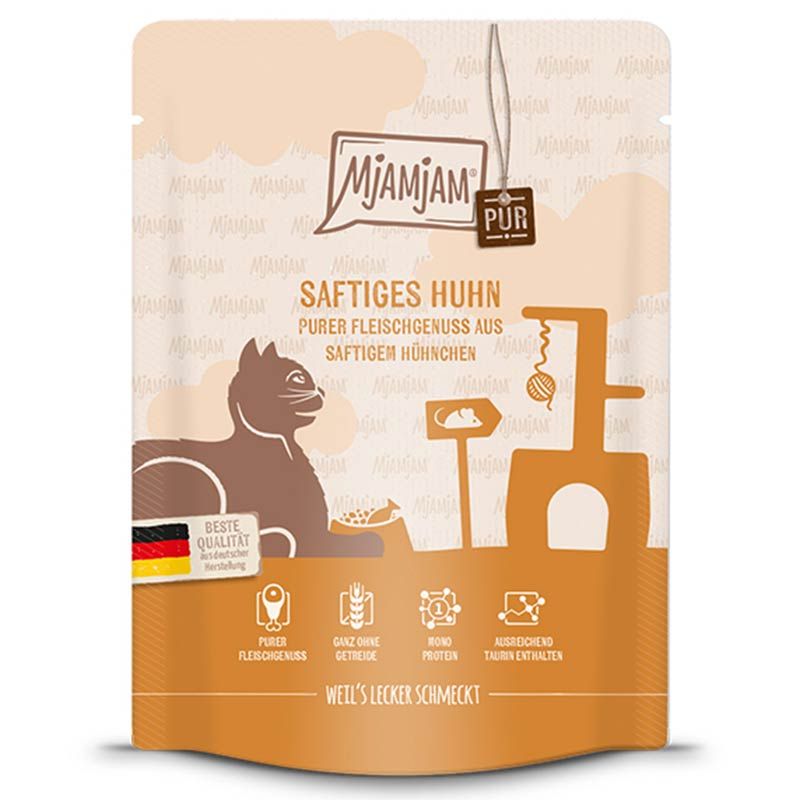 MjAMjAM Quetschie - Purer Fleischgenuss - Hühnchen Pur 300g