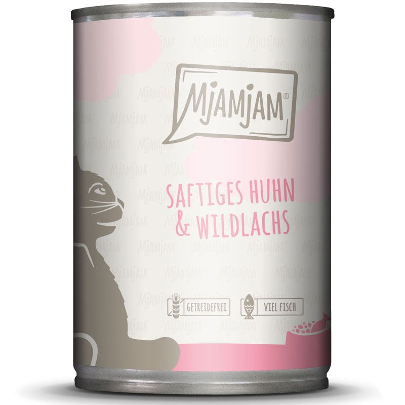 MjAMjAM Dose Huhn + Wildlachs 400g
