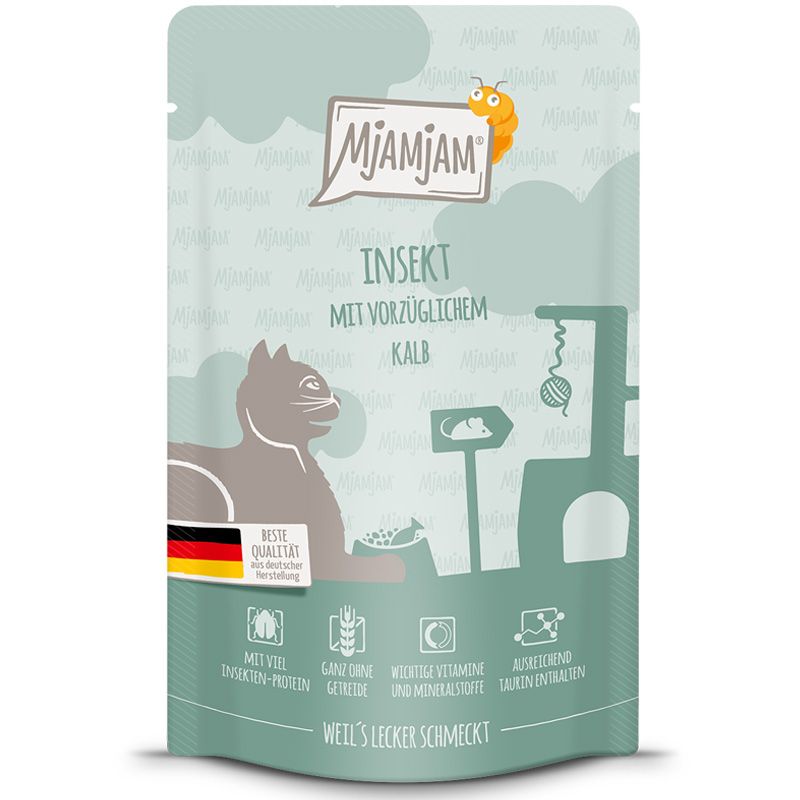 MjAMjAM Quetschie Insekt + Kalb 125g