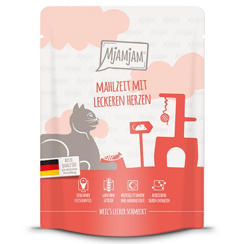 MjAMjAM Quetschie Mahlzeit + Herzen 300g
