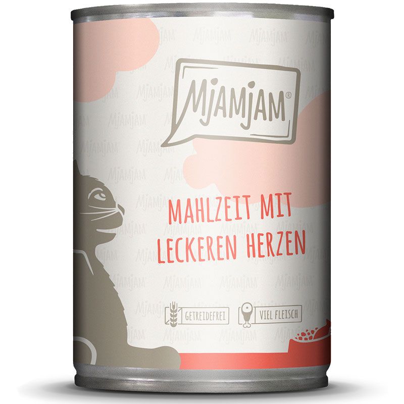 MjAMjAM Dose Mahlzeit + Herzen 400g