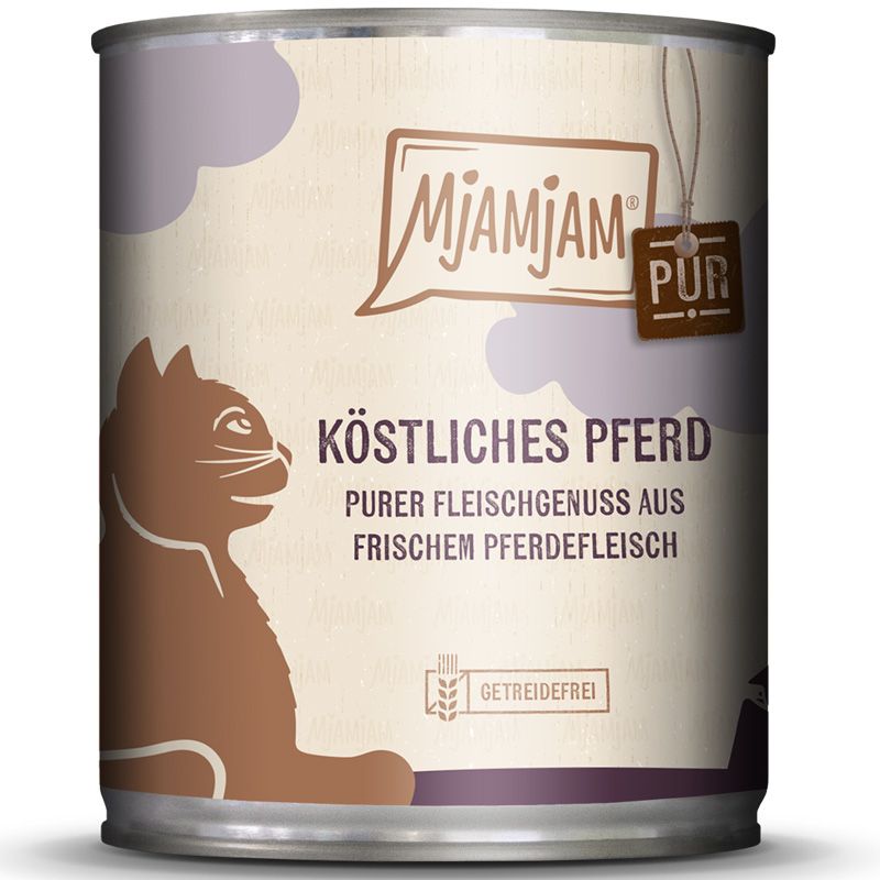 MjAMjAM Dose - Purer Fleischgenuss - Pferd Pur 800g