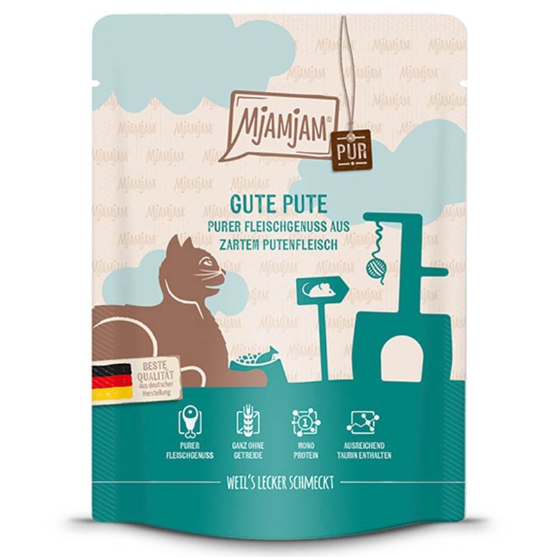 MjAMjAM Quetschie - Purer Fleischgenuss - Pute Pur 300g