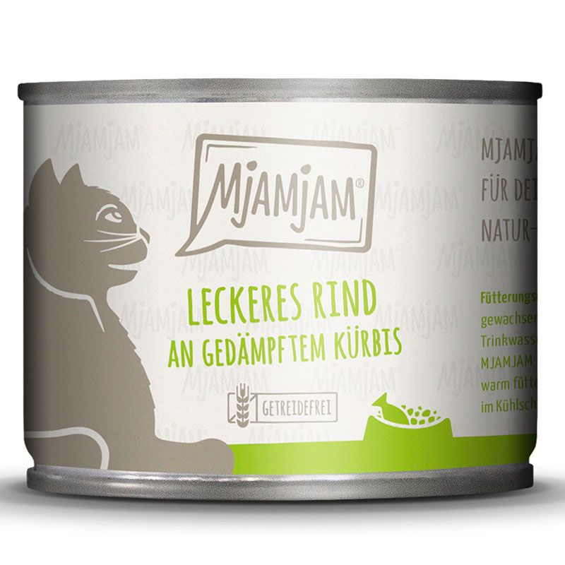MjAMjAM Dose Rind + Kürbis 200g