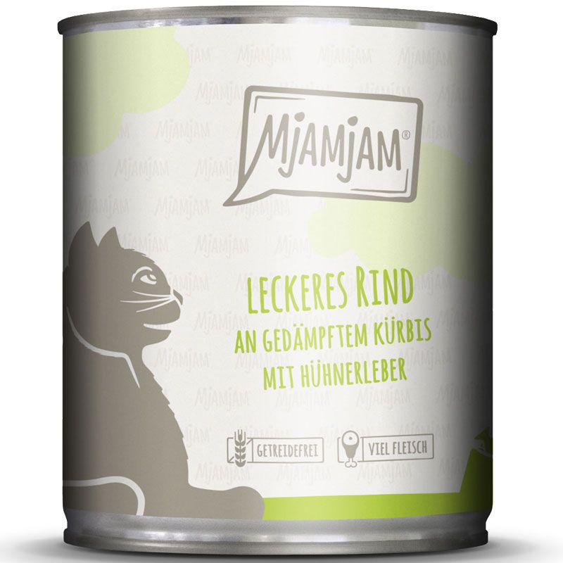 MjAMjAM Dose Rind + Kürbis 800g