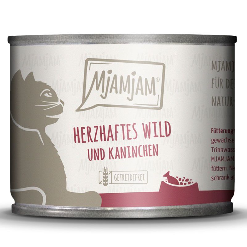MjAMjAM Dose Wild + Kaninchen + Heidelbeeren 200g