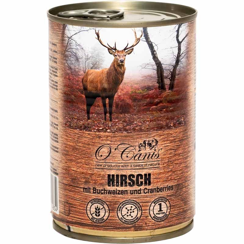 Ocanis Hirschfleisch mit Buchweizen und Cranberries 400g