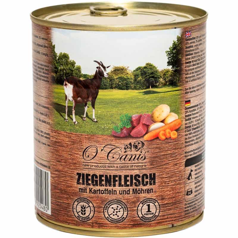 Ocanis Ziegenfleisch mit Kartoffeln und Möhren 800g