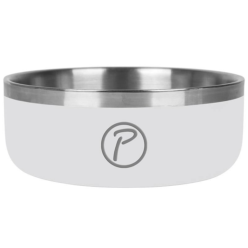 Petlando Classic Edelstahlnapf, Lund, weiß, Gr.S, 12 cm
