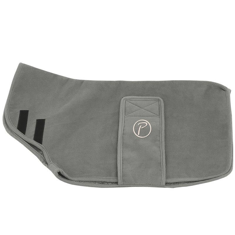 Petlando Hundebademantel Superdry, Gr S: 35x40x48-58cm, anth