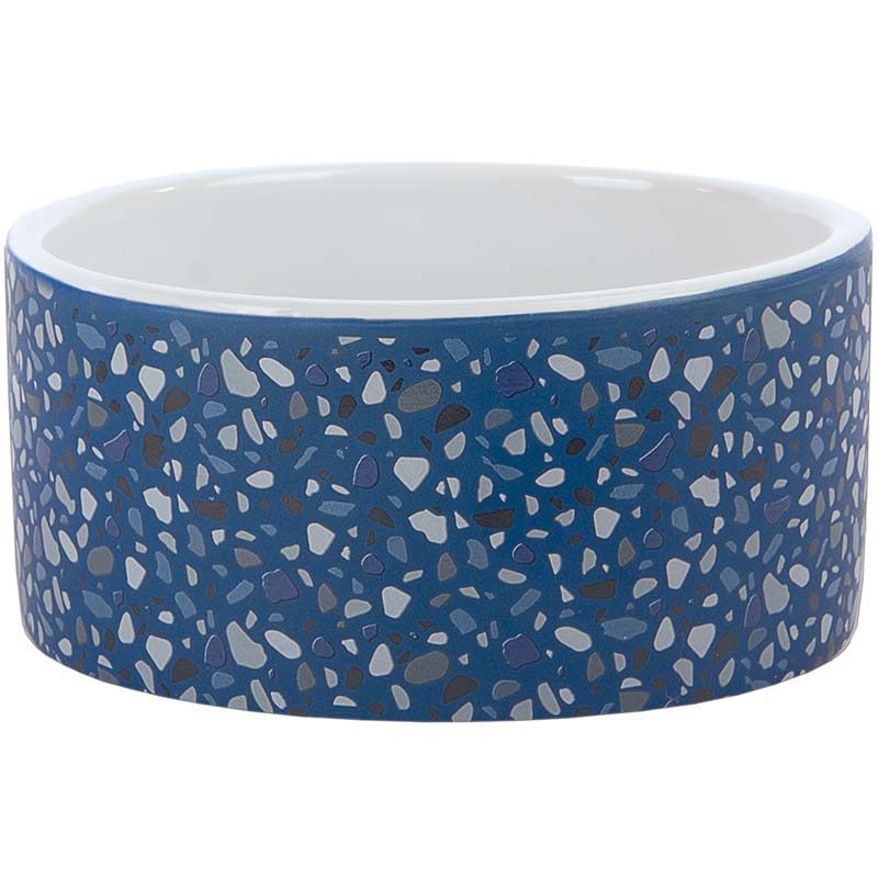 Petlando Keramiknapf Terrazzo, Gr. L 1150 ml, blau
