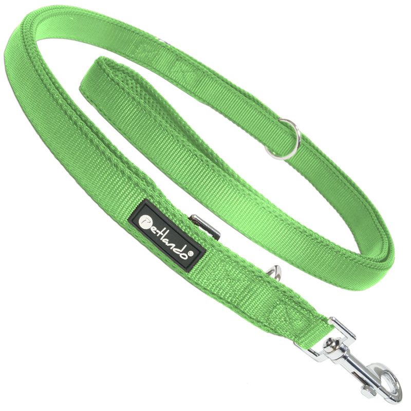 Petlando Mesh verstellbare Führleine, L: 30mm/2,30m, apple