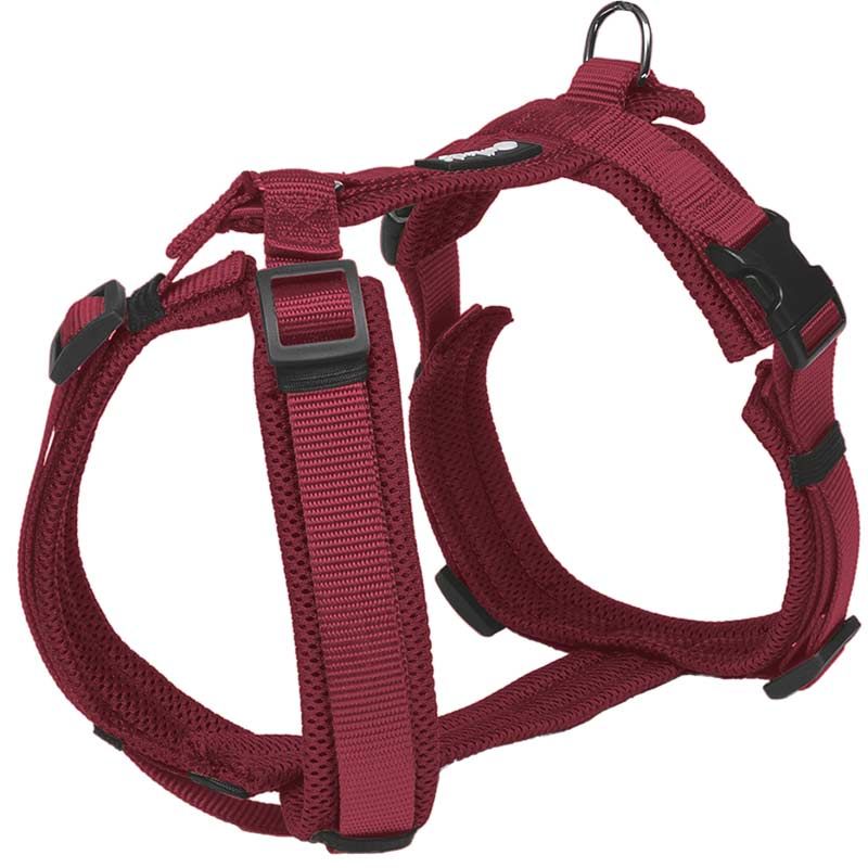 Petlando Mesh Y-Comf.Geschirr, XS: 28-52cm/32-50cm, bordeaux