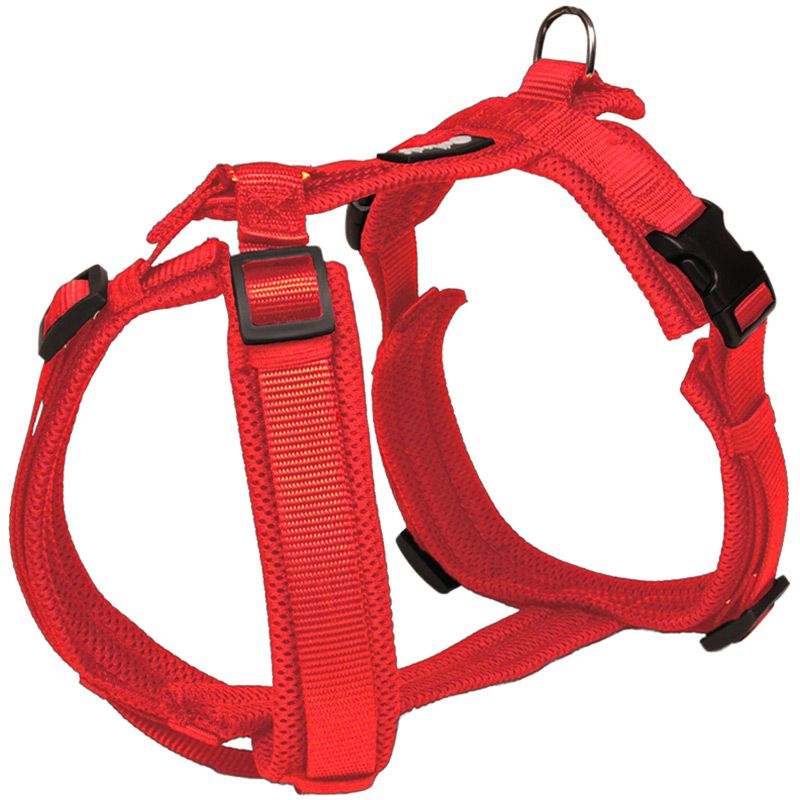 Petlando Mesh Y-Comfort Geschirr, XS: 28-52cm/32-50cm, red