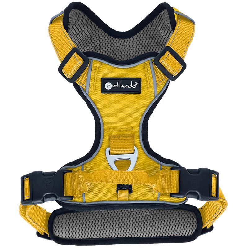 Petlando Outdoor Geschirr, XS: 38-46cm, gelb