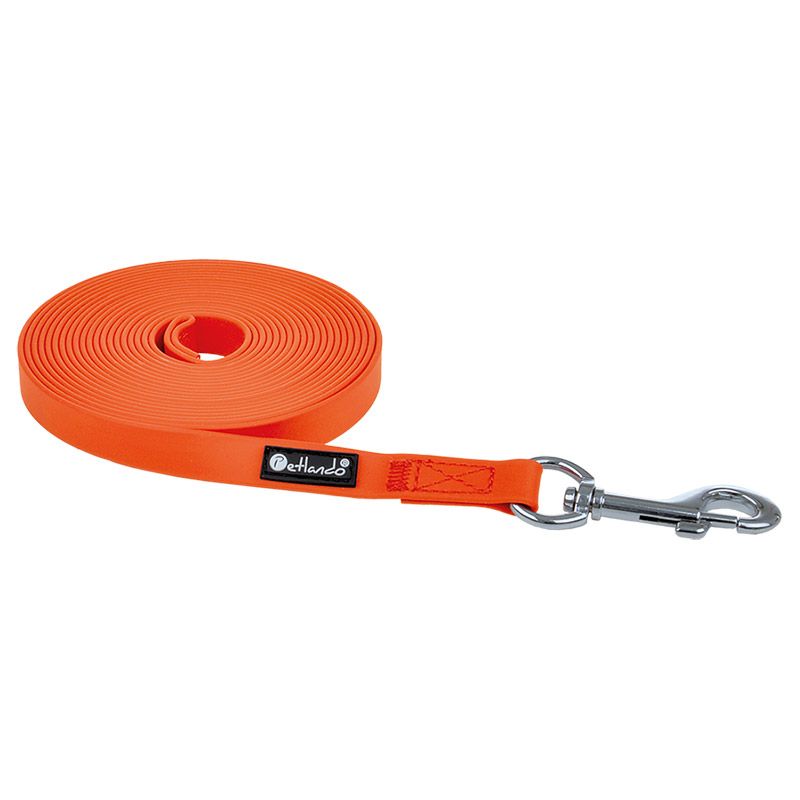 Petlando Trekking Schleppleine, 5m/10mm, orange