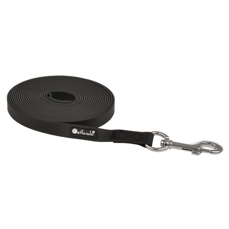 Petlando Trekking Schleppleine, 5m/10mm, schwarz
