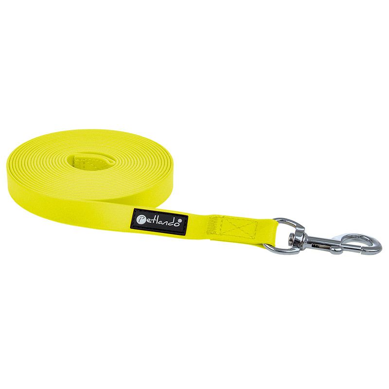 Petlando Trekking Schleppleine, 5m/20mm, gelb