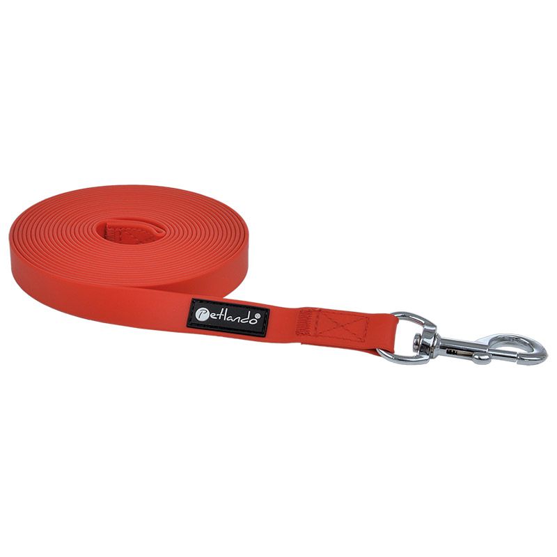 Petlando Trekking Schleppleine, 5m/20mm, rot
